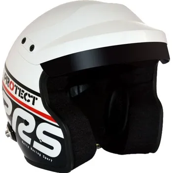 Helma na motorku Přilba RRS Protect JET s FIA 8859-2015, Hans, černá