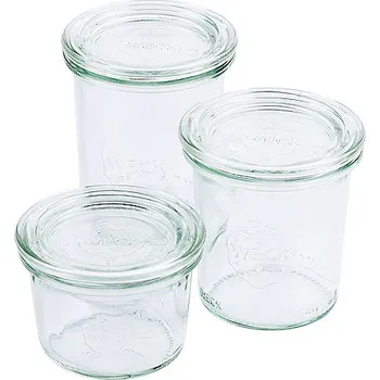 Nádoba na led Sklenice typu Weck, 0,29 l - 6 ks | CONTACTO, 2707/290