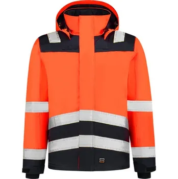 pracovní bunda TRICORP Bunda Midi Parka High Vis Bicolor T51, reflexní, unisex MAL-T519819 4XL Oranžová svítivě
