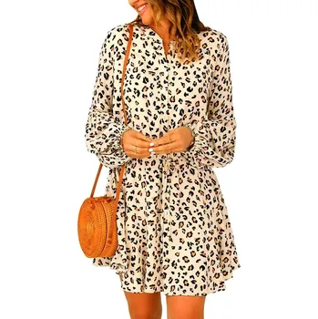 Dámské šaty Sexy Lingerie dámské šaty oranžová XL (leopard)