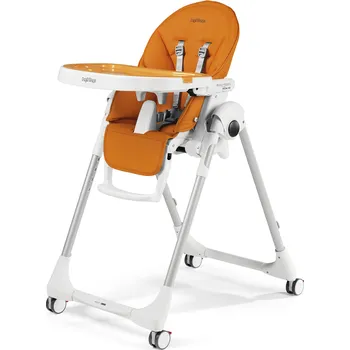 Jídelní židlička Peg Pérego Prima Pappa Follow Me Arancia + hrazda Peg Pérego