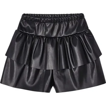 Kojenecké šaty MAYORAL skort sukně s šortkami koženková černá vel. 116