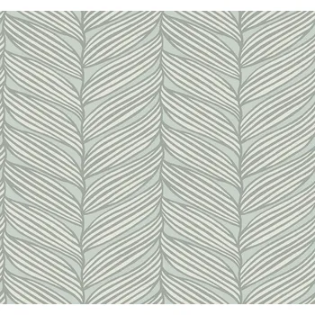 Tapeta York Modro-stříbrná vliesová tapeta na zeď, listy, MD7165, Modern Metals, York, velikost 0,68 x 8,2 m