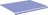 Náhradní plachta na markýzu 450 x 345 cm, modrá/bílá