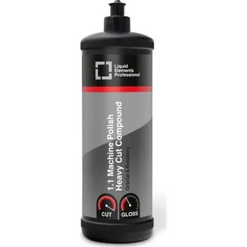 Autolak Liquid Elements Professional 1.1 Machine Polish Heavy Cut 1000 ml - hrubá červená brusná / leštící pasta