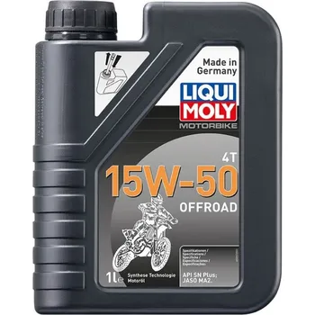 Motorový olej Liqui moly motorbike 4t 15w50 offroad, plně syntetický motorový olej 1 l