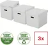 Úložný box Esselte Home 628288 úložné krabice bílé 3 ks
