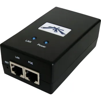 PoE injektor Ubiquiti POE-24 (24V, 1A, 24W) vč. napáj. kab. POE-24-24W