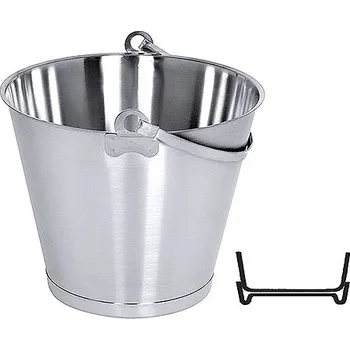 Myčka nádobí Vědro z nerezové oceli s prstencem 12 l | CONTACTO, 410/014