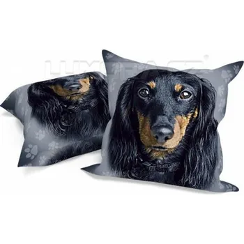 Dekorativní polštářek Povlak Jezevčík - 40 x 40 cm