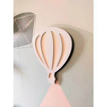 Lampička Vingo Noční lampička balon bílo-šedý - 30 x 40 cm