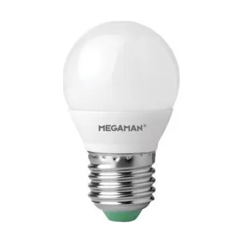 Žárovka MEGAMAN E27 3.5W 2800K 250lm náhrada 25W; LED kapková žárovka P45 LG2603.5v2