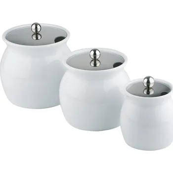 Porcelánová nádoba na omáčku s víkem 0,8 l | APS, 83311