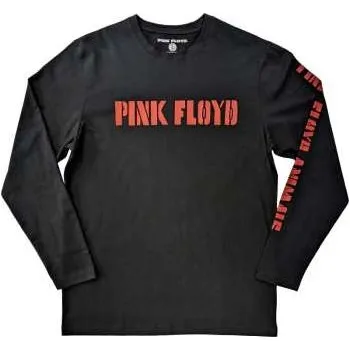 Zahraniční hudba Merch Pink Floyd: Pink Floyd Unisex Long Sleeve T-shirt: Animals B&w (back & Sleeve Print) (medium) M