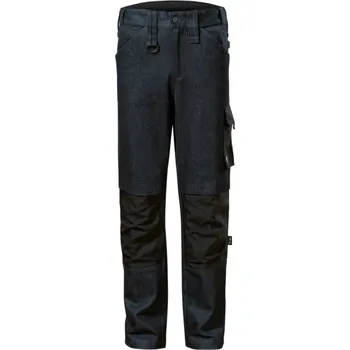 Pánské kalhoty RIMECK Kalhoty Vertex W08, džínové, do pasu, pánské MAL-W08A9L7 56 dlouhá Denim tmavý