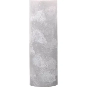 Svíčka Iris Válec 60x180 stříbrná svíčka