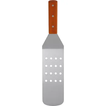 Obracečka Obracečka s dřevěnou rukojetí, perforovaná, 370x73 mm | TECHNICA, Pizza Line