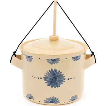 Hrnec pickles 3L světlý - hrnec na kvašenou zeleninu (ruční výroba)