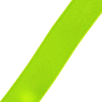 PRYM Saténová stuha, 4 m x 6 mm, neonově zelená