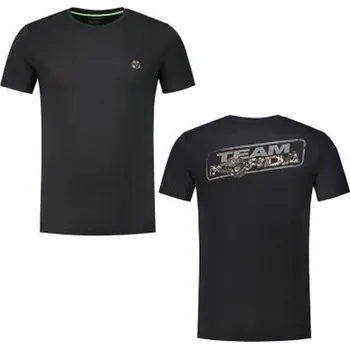 Pánské tričko Korda Digital Camo TK Tee Black T Shirt vel.XL