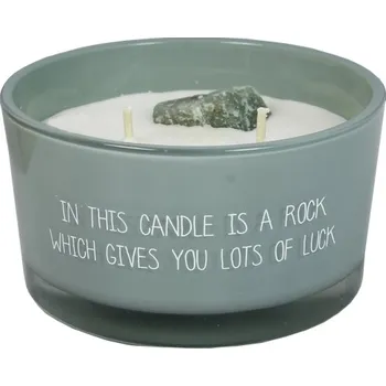 Svíčka My Flame Lifestyle My Flame Lifestyle Rock – MINTY BAMBOO VONNÁ SVÍČKA