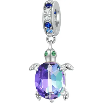 Přívěsek For Silver Přívěsek skleněná Želva se zirkony - Stříbro 925