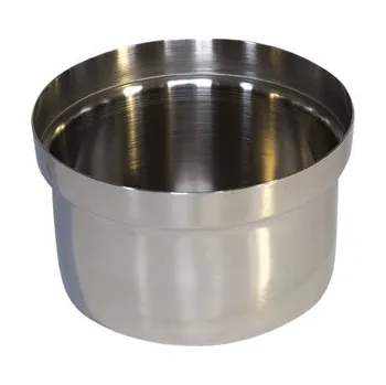 Hotové jídlo Mísa kulatá z nerezové oceli, průměr 140 mm | APS, 30050