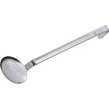 Nerezový dřez Cedníková lžíce nerezová monoblok, délka 405 mm | CONTACTO, 70/140