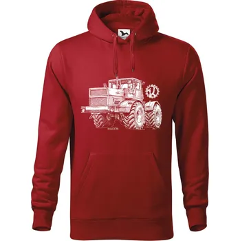 Dámská mikina Mikina - Kirovets K-700 Barva: Červená (07), Velikost: XXL, Střih: Pánské