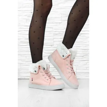 Dámská obuv Cathay moda Zateplené růžové tenisky 3232-9L.PI Velikost: 36