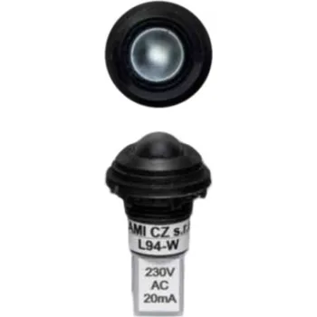 Kontrolka bílá RAMI L94-W-24VAC/DC