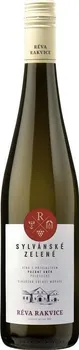 Víno Réva Rakvice Sylvánské zelené 2017 pozdní sběr 0,75 l