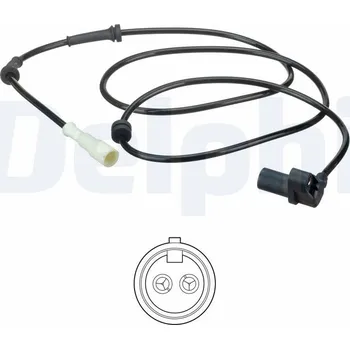 Přislušenství brzdového systému Snímač, počet otáček kol DELPHI SS20589