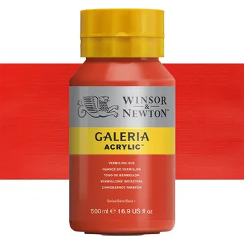 Výtvárné potřeby Akrylová barva Winsor & Newton 500ml - Vermilion Hue