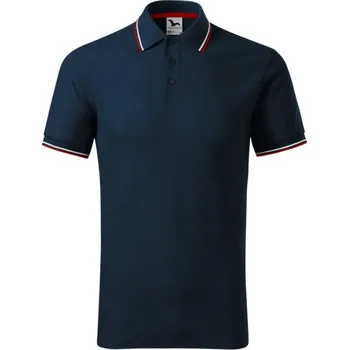 Pánské tričko MALFINI Polokošile Focus 232, krátký rukáv, pánská MAL-2320214 M Modrá námořní