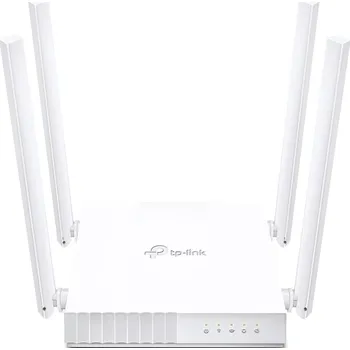 Síťový prvek TP-Link Archer C24 WiFi5 router (AC750, 2,4GHz/5GHz, 4x100Mb/s LAN, 1x100Mb/s WAN)