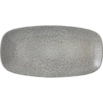 Talíř Talíř mělký obdélníkový 355x189 mm | DUDSON, Evo Origins Natural Grey