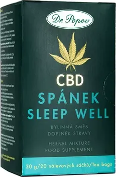 Čaj Dr. Popov CBD Spánek 20x 1,5 g