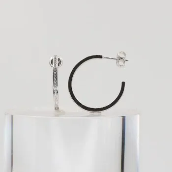 Náušnice Stříbrné náušnice kroužky