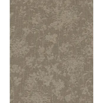 Tapeta Eijffinger Luxusní hnědo-šedá vliesová tapeta s květinami, 333422, Emerald, Eijffinger, velikost 0,7 x 10 m