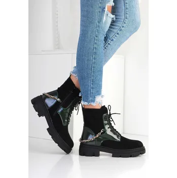 Dámská zimní obuv Cathay moda Zimní kotníkové boty 2701-3GR Velikost: 38