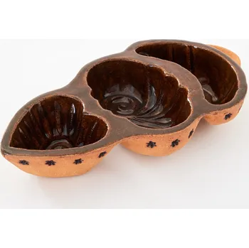 Forma na pečení belešník 3 formičky - kameninová forma na beleše (ruční výrova)