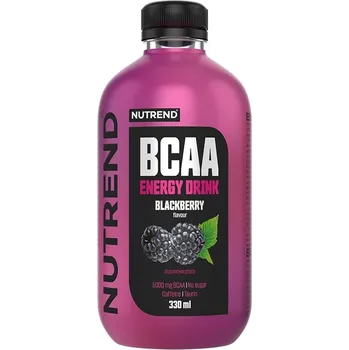 Aminokyselina NUTREND BCAA Energy 330 ml blackberry