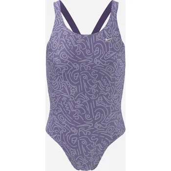 Dámské plavky Plavky Nike Hydrastrong Multi Print Jr NESSD045 582 S (130-140 cm)