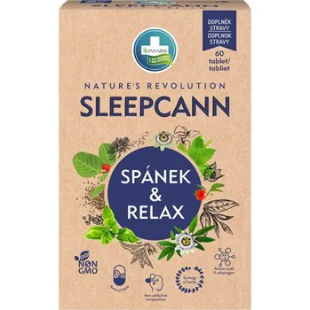 Přírodní produkt Annabis Sleepcann Spánek&Relax 60 tbl.