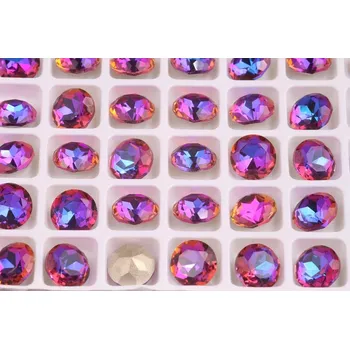 Dětské navlékací korálky Skleněný šaton 8 mm - č. 456