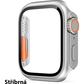 Příslušenství k chytrým hodinkám Ultra Upgrade Pro Apple Watch - Obal Barva: Stříbrná, Velikost: 44 Mm