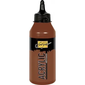 Olejová barva Solo Goya Akrylová barva 250 ml TMAVĚ HNĚDÁ