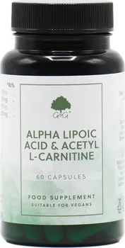 Přírodní produkt G&G Vitamins Kyselina alfa-lipoová a Acetyl L-karnitin 60 cps.