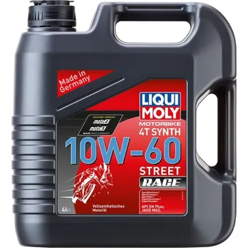 Motorový olej Liqui moly motorbike 4t synth 10w60 race, plně syntetický motorový olej 4 l